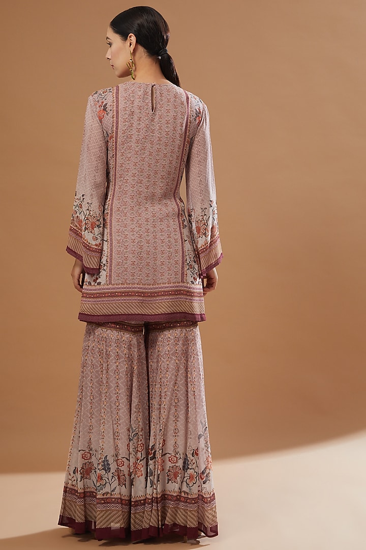 Blush Pink Embellished Gharara Set by Kalista at Pernia's Pop Up Shop