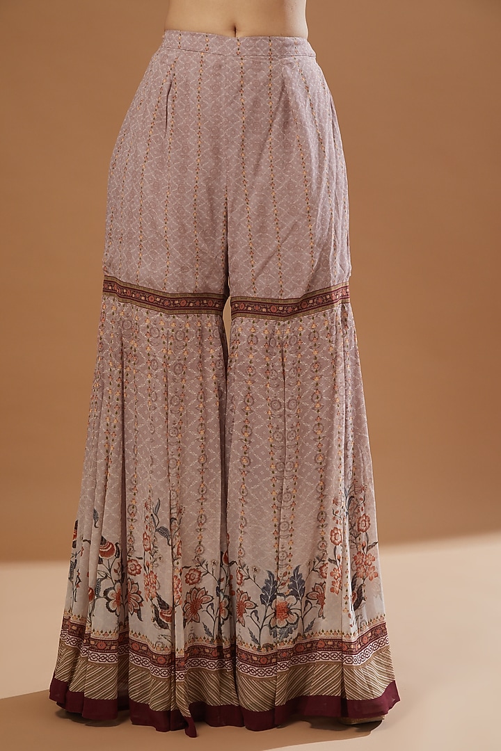 Blush Pink Embellished Gharara Set by Kalista at Pernia's Pop Up Shop