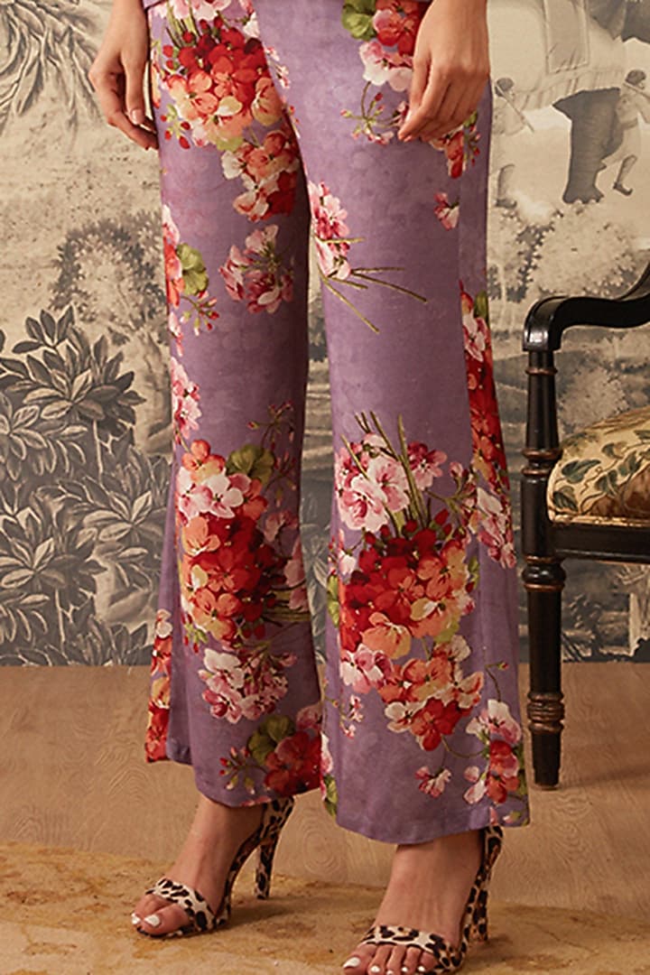 Lavender Botanical Printed Co-Ord Set by Kalista at Pernia's Pop Up Shop