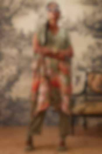 Sage Green Kaftan Set by Kalista at Pernia's Pop Up Shop