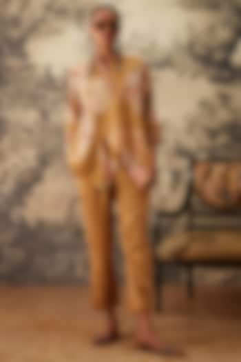 Mustard Asymmetrical Tunic Set by Kalista at Pernia's Pop Up Shop