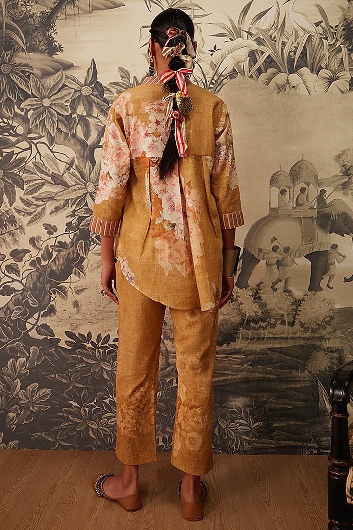 Mustard Asymmetrical Tunic Set by Kalista at Pernia's Pop Up Shop