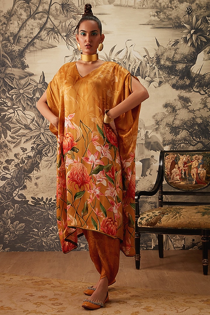 Mustard Kaftan Set by Kalista at Pernia's Pop Up Shop