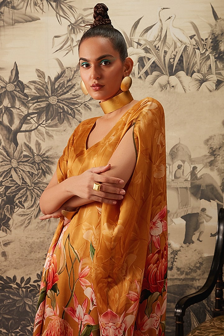 Mustard Kaftan Set by Kalista at Pernia's Pop Up Shop