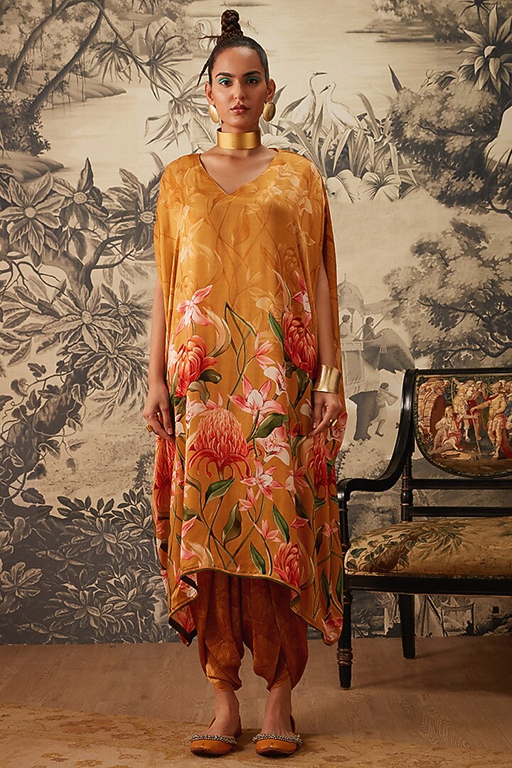 Mustard Kaftan Set by Kalista at Pernia's Pop Up Shop