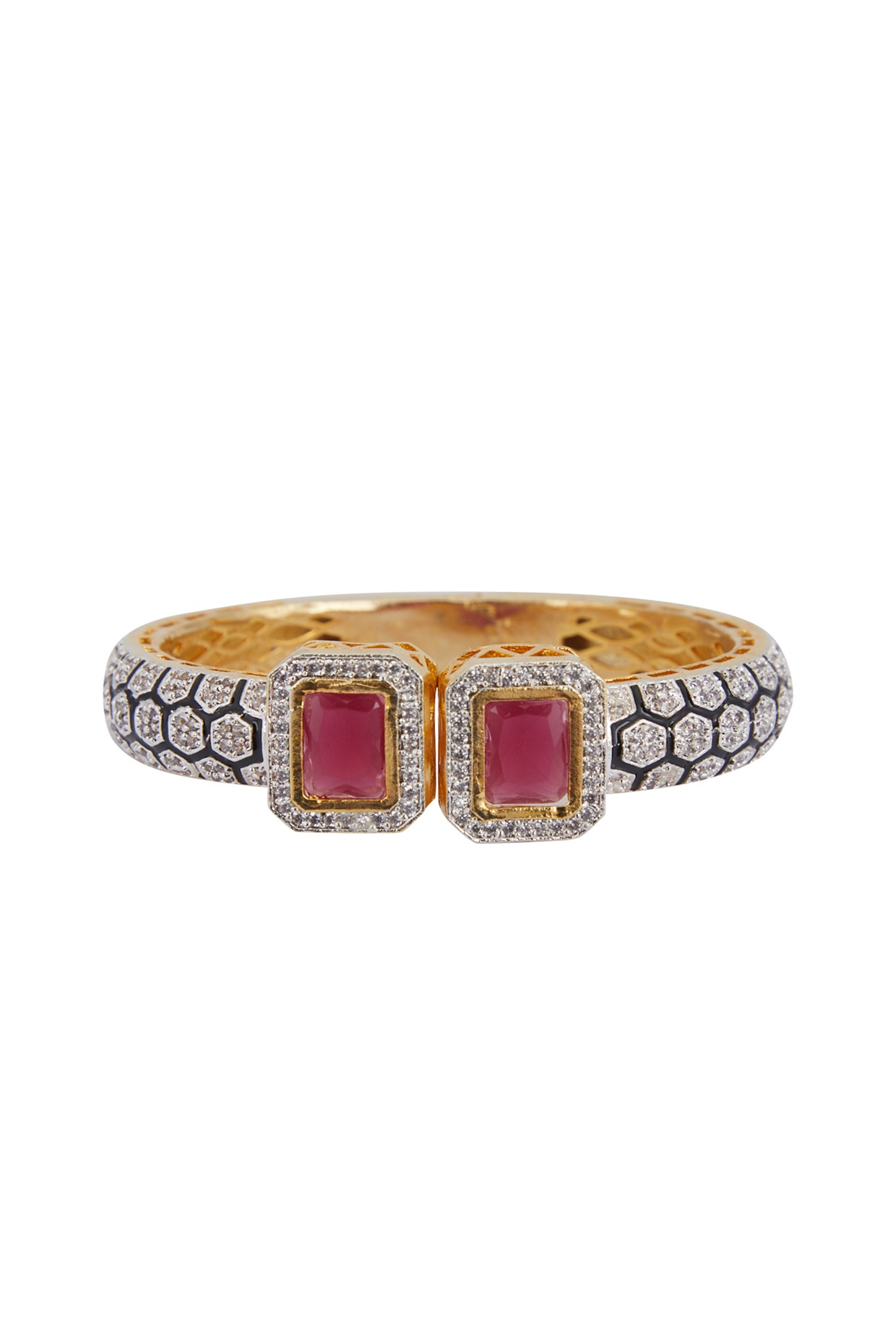 Ruby Bangle Bracelet In Gold Diamond Bracelet at Rs 180000/piece | Sitapura  | Jaipur | ID: 4220963030