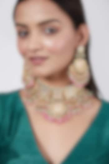 Gold Plated Necklace Set by Just Shraddha