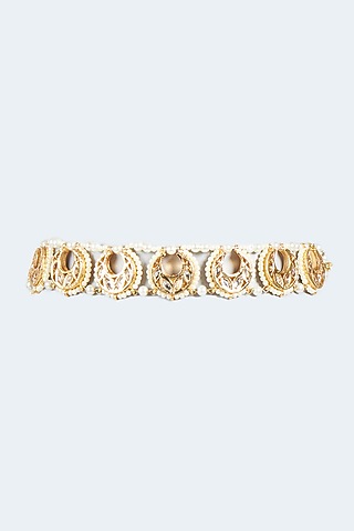 Gold Plated Choker Necklace by Just Shraddha