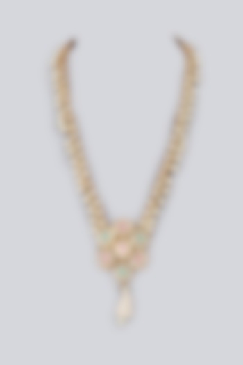 Gold Plated Pendant Necklace by Just Shraddha at Pernia's Pop Up Shop