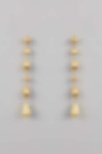 Gold Plated Dangler Earrings by Just Shraddha at Pernia's Pop Up Shop