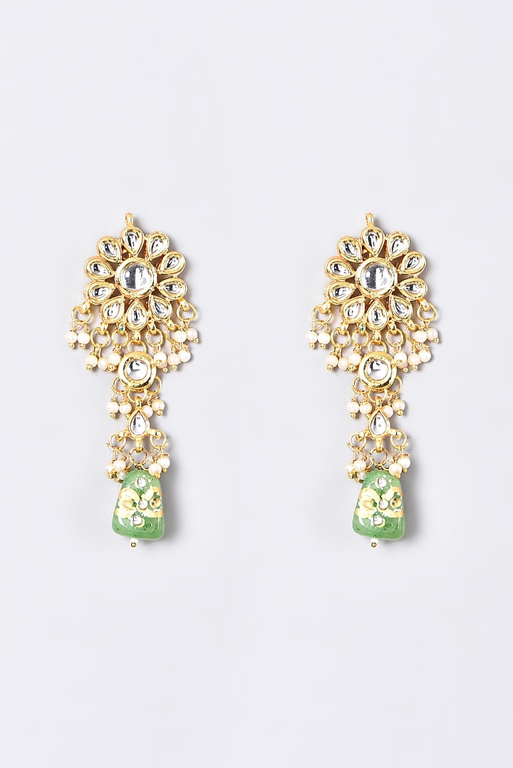 Gold Plated Beaded Layered Necklace Set by Just Shraddha at Pernia's Pop Up Shop