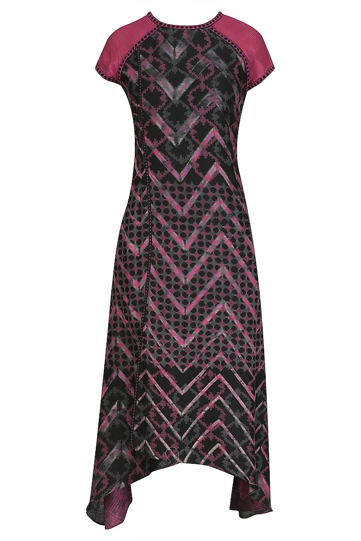 Purple and Black Abstract Printed Tunic only at Pernia's Pop Up Shop.