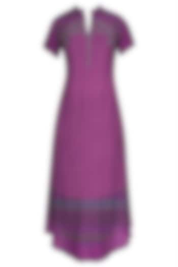 Purple Printed Circular Hem Tunic only at Pernia's Pop Up Shop.