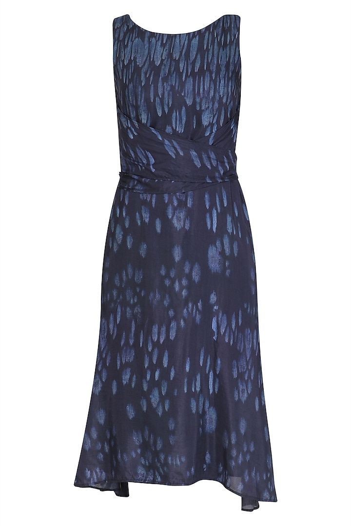 Purple printed asymmetrical tunic available only at Pernia's Pop Up Shop.