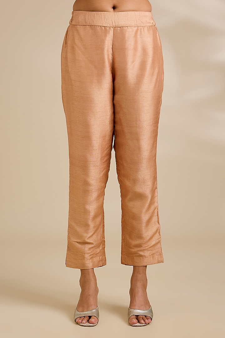 Gold Peach Tissue Co-Ord Set by Kisneel by Pam at Pernia's Pop Up Shop