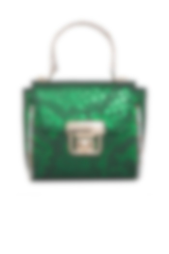 Emerald Green Mini Crossbody Bag by KNGN