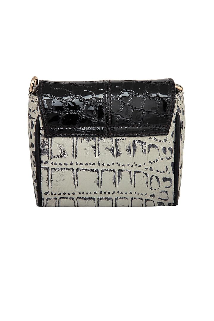 Black & White Mini Crossbody Bag by KNGN at Pernia's Pop Up Shop