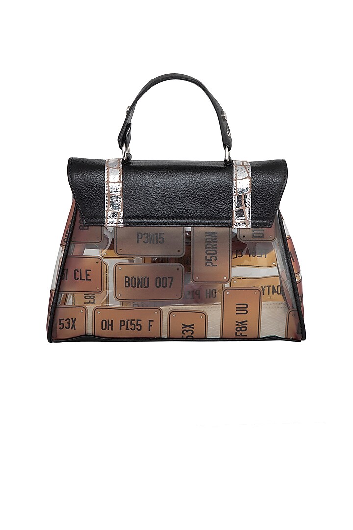 Black & Yellow Handcrafted Crossbody Bag by KNGN at Pernia's Pop Up Shop