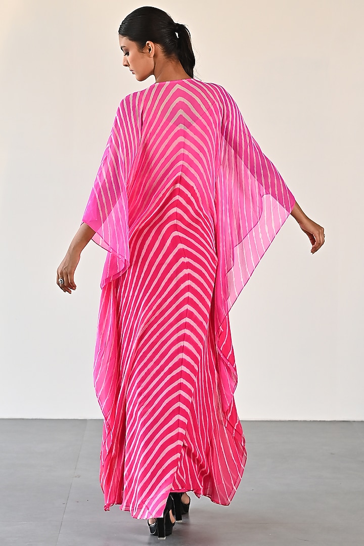 Raspberry Pink Georgette Tunic by K-ANSHIKA Jaipur at Pernia's Pop Up Shop