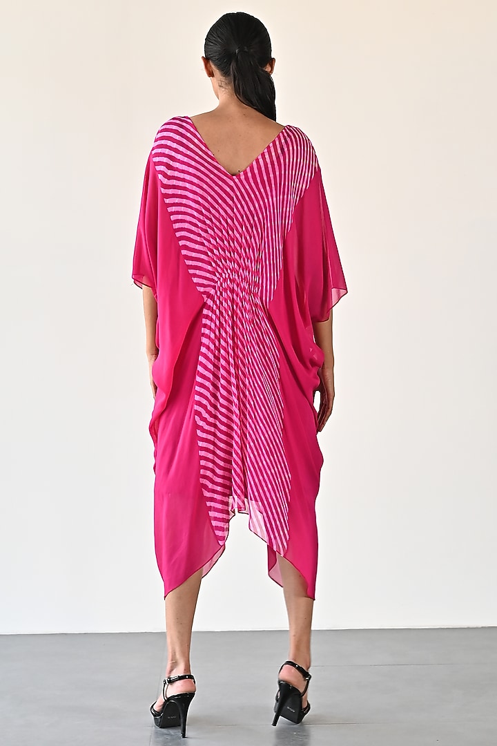 Raspberry Pink Georgette Kaftan by K-ANSHIKA Jaipur at Pernia's Pop Up Shop