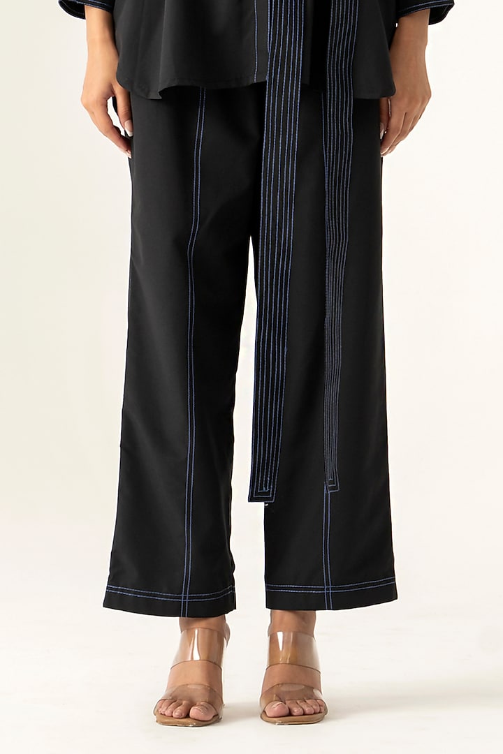 Black Cotton Co-Ord Set by K-ANSHIKA Jaipur at Pernia's Pop Up Shop
