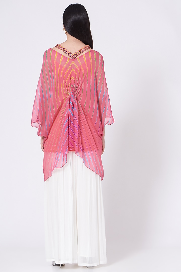 Blush Pink Sequins Embroidered Kaftan Set by K-ANSHIKA Jaipur at Pernia's Pop Up Shop