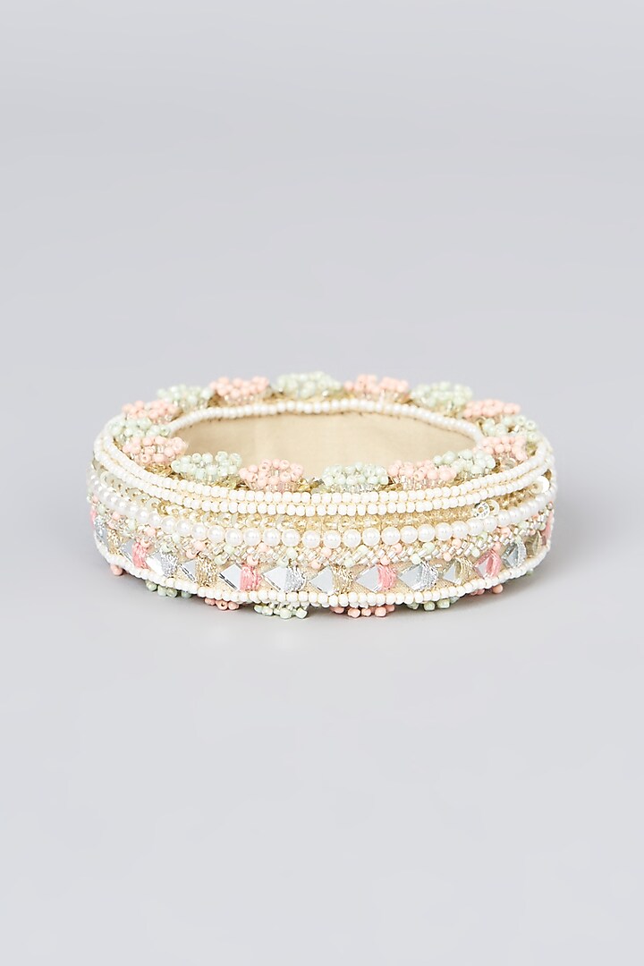 Ivory Handcrafted Bangle by KnotMeCute at Pernia's Pop Up Shop