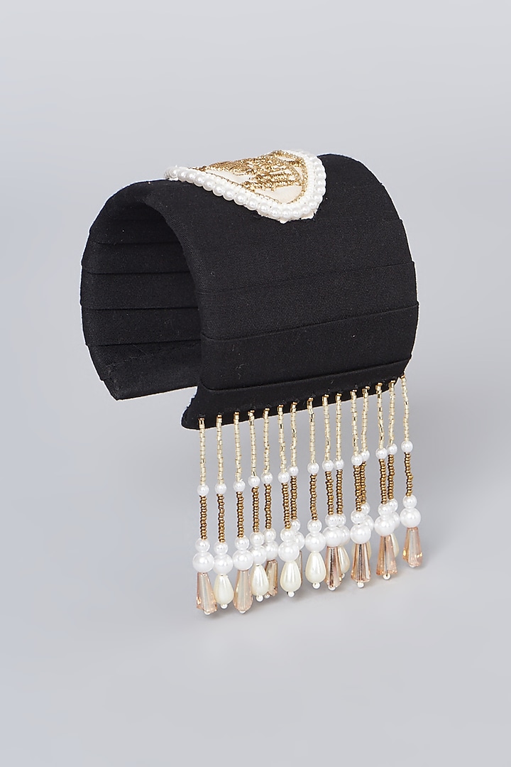 Gold Pearl Handcuff by KnotMeCute at Pernia's Pop Up Shop