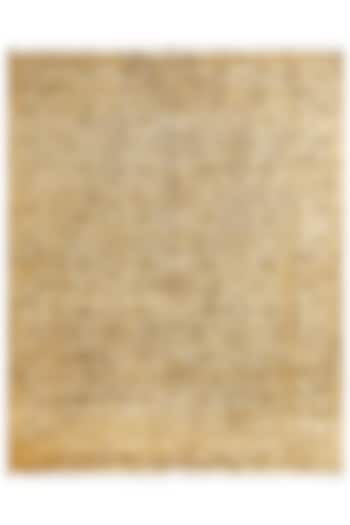 Gold Hand-Knotted Wool Carpet by Knotty Rugs