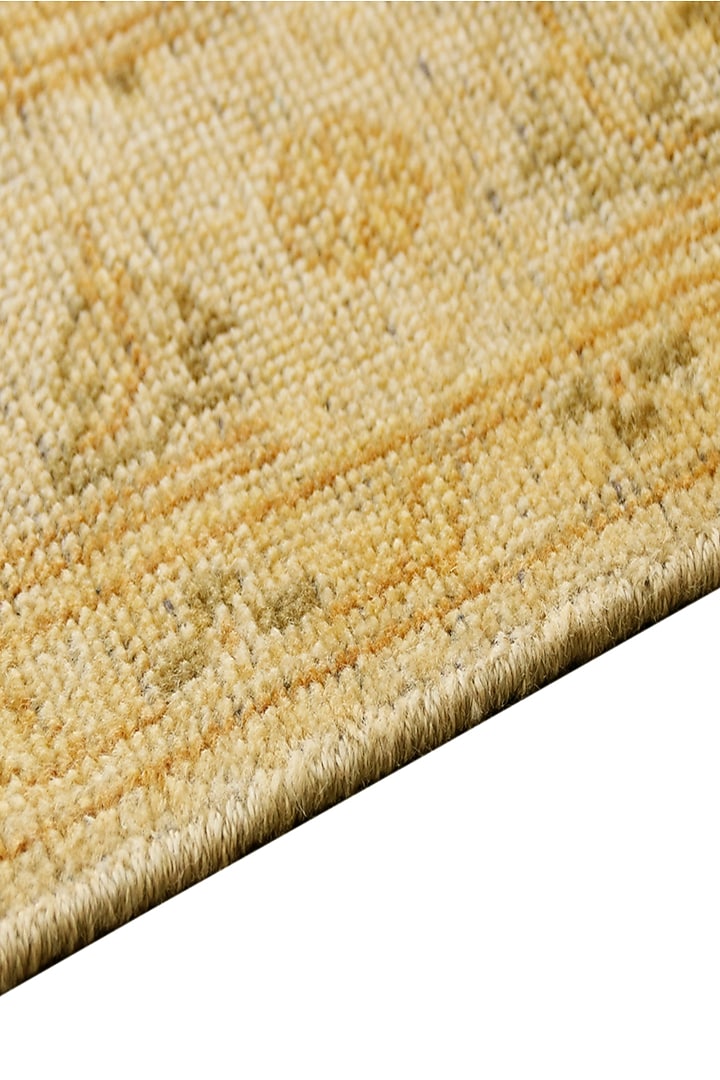 Gold Hand-Knotted Wool Carpet by Knotty Rugs at Pernia's Pop Up Shop