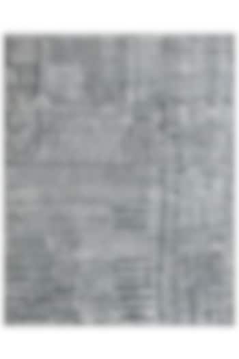 Ivory & Grey Hand-Knotted Carpet by Knotty Rugs