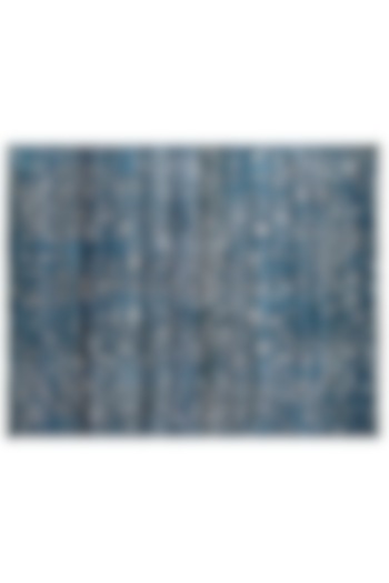 Paisley Blue Hand-Knotted Carpet by Knotty Rugs