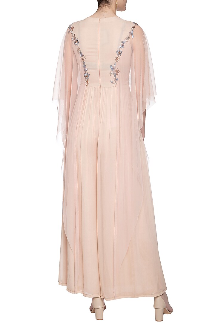 Apricot embroidered jumpsuit by K-ANSHIKA Jaipur at Pernia's Pop Up Shop