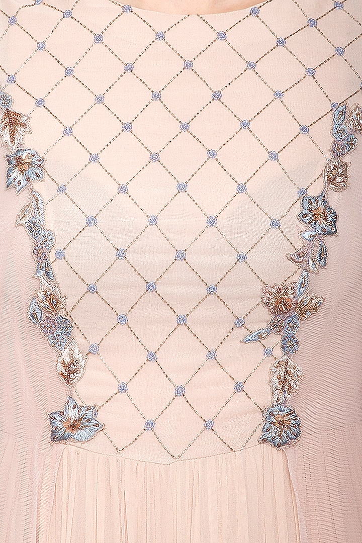 Apricot embroidered jumpsuit by K-ANSHIKA Jaipur at Pernia's Pop Up Shop