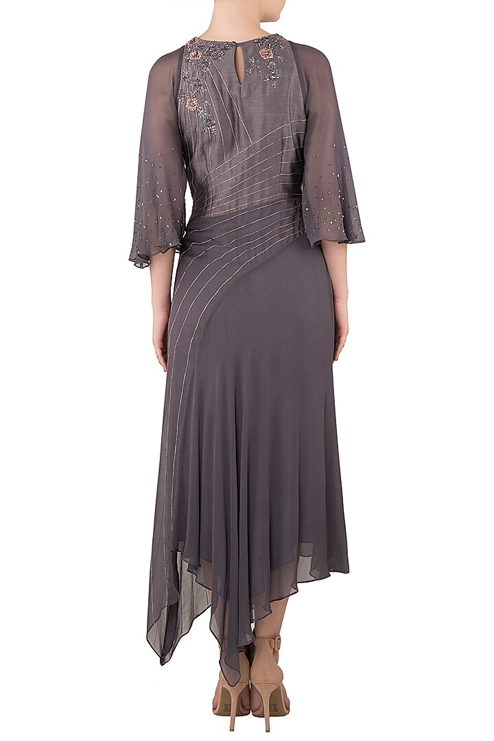 Dusty violet assymetrical tunic available only at Pernia's Pop Up Shop.
