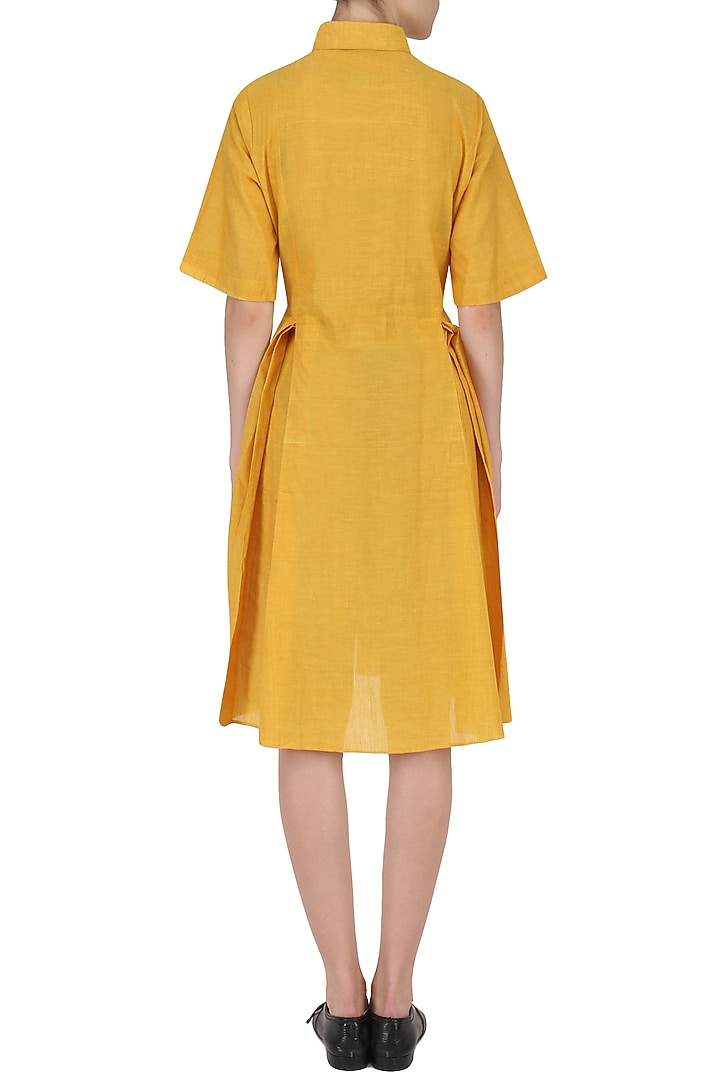 Yellow collared dress available only at Pernia's Pop Up Shop.