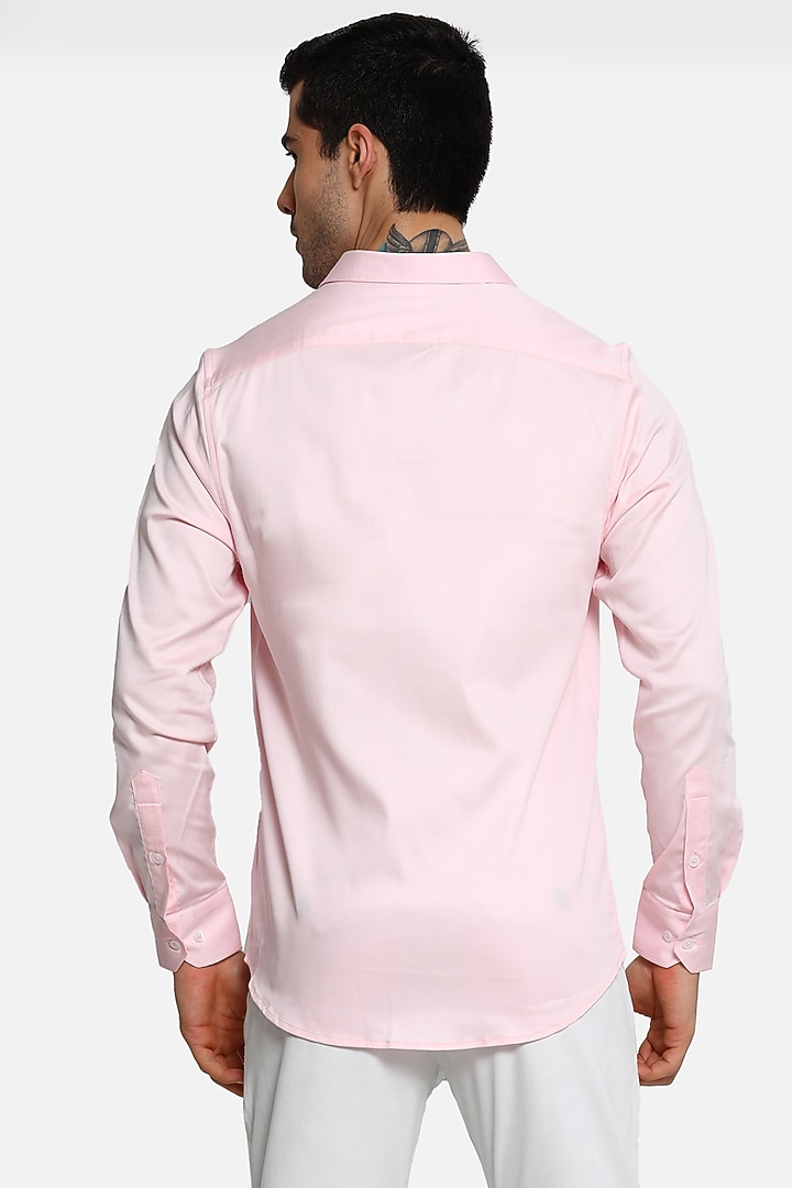 Pink Embellished Party Wear Shirt by Komal Kothari at Pernia's Pop Up Shop
