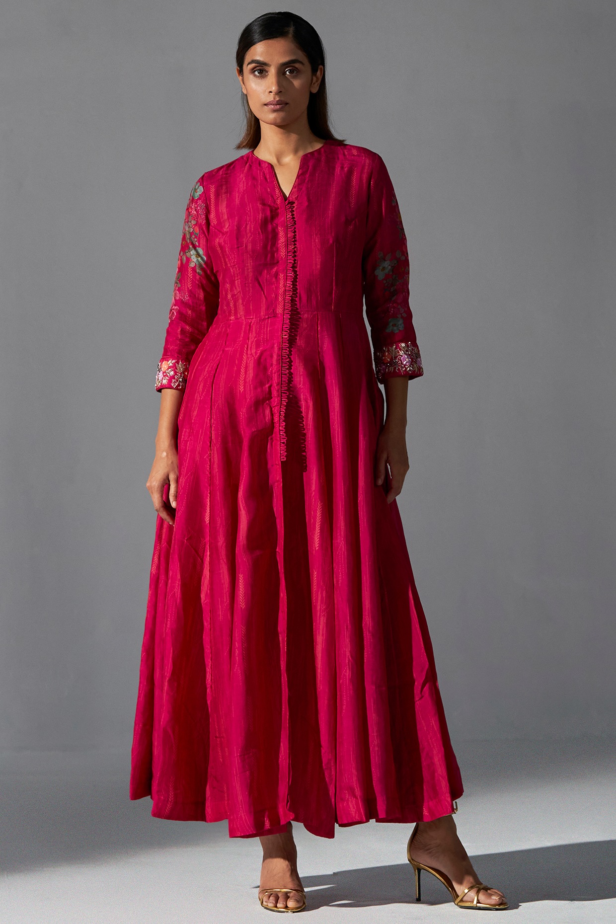 Beautiful Angrakha Style Kurti With Palazzo & Dupatta, Rayon Fabric at Rs  999 | Angrakha Style Kurti in New Delhi | ID: 26401437888