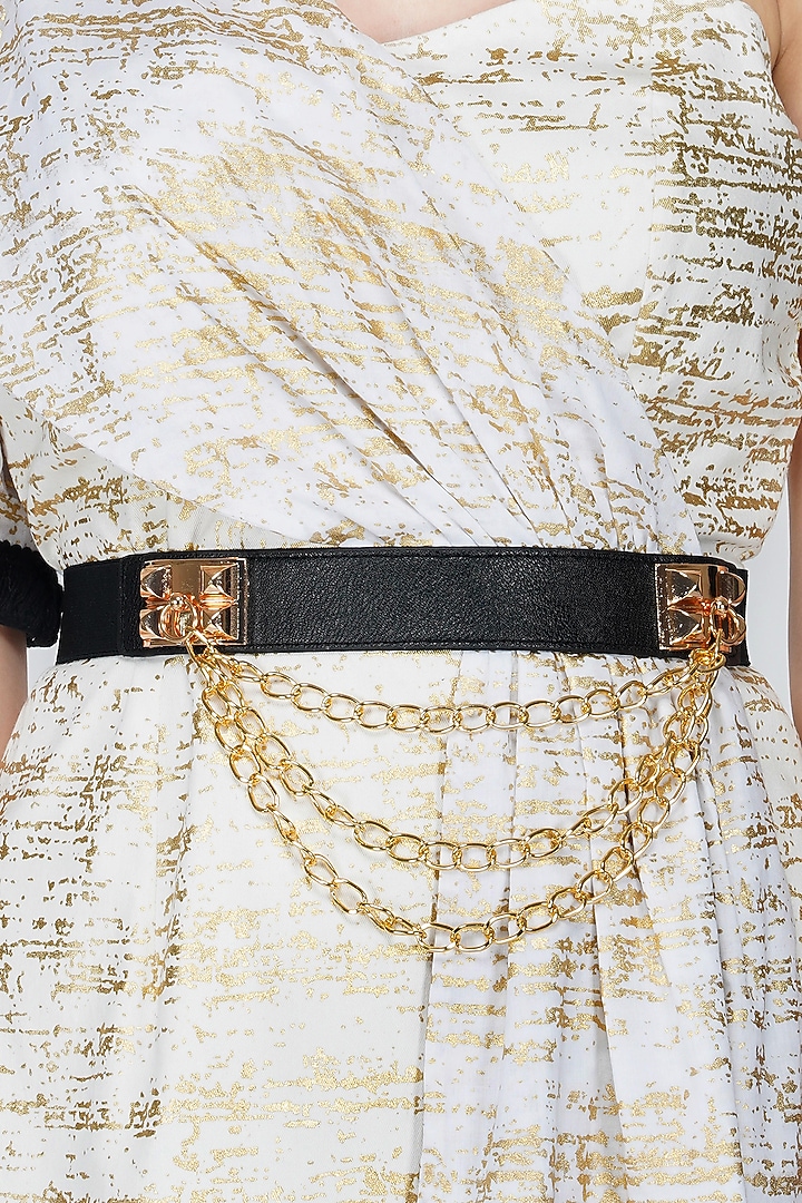 Off-White One Shoulder Foil Printed Summer Dress by Kovet at Pernia's Pop Up Shop