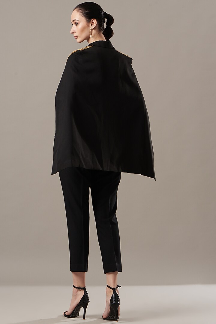Black Banana Crepe Blazer by Kovet at Pernia's Pop Up Shop