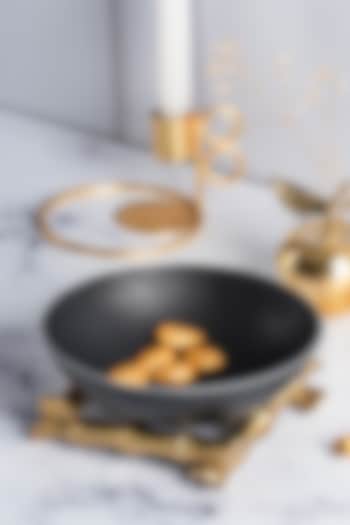 Black Iron & Aluminium Serveware Set by Koyo Studios at Pernia's Pop Up Shop