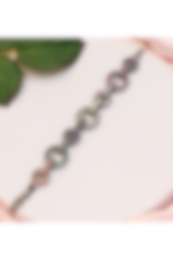 Silver Finish Handcrafted Tennis Bracelet by KRAFTSMITHS at Pernia's Pop Up Shop