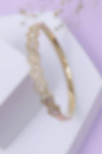 Gold Finish Clara Handcrafted Bracelet by KRAFTSMITHS at Pernia's Pop Up Shop