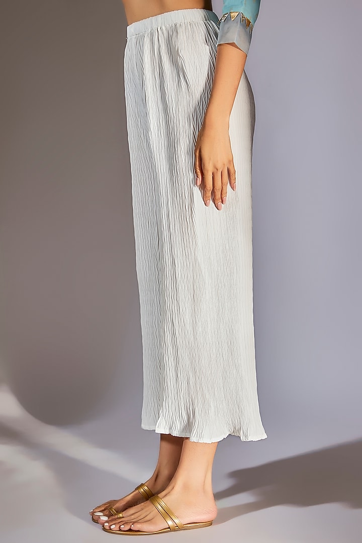 Blue Cotton Kurta Set by Kriti Bapna at Pernia's Pop Up Shop