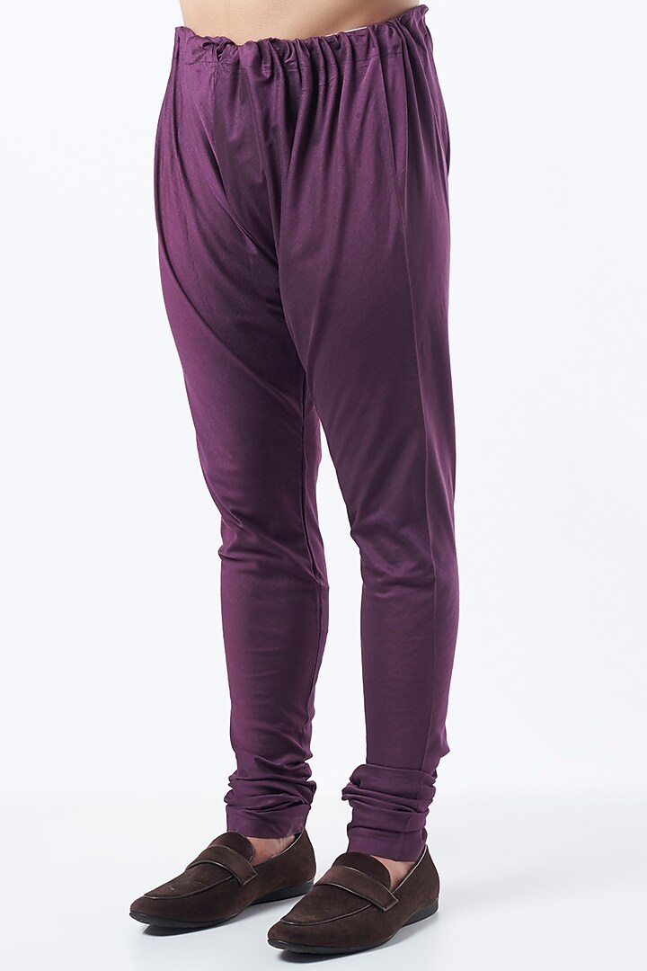 Purple Digital Printed Kurta Set by Krish Sanghvi at Pernia's Pop Up Shop