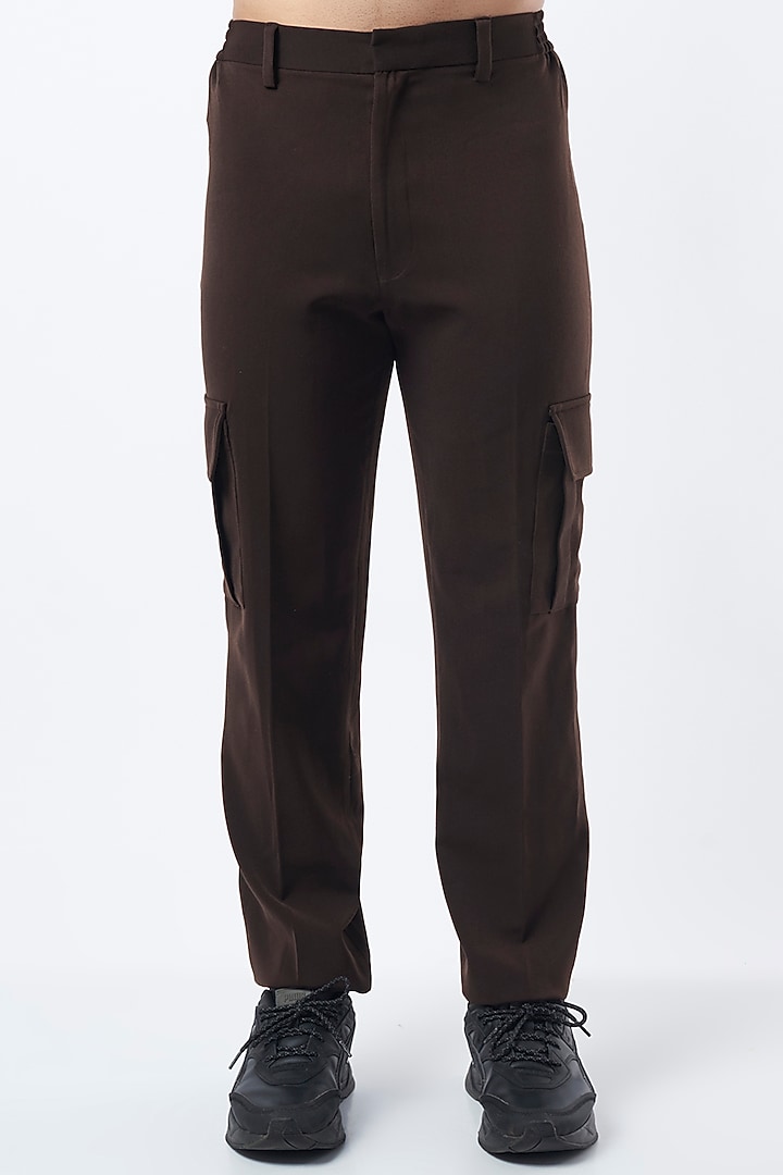 Brown Volvo Pant Set by Krish Sanghvi at Pernia's Pop Up Shop