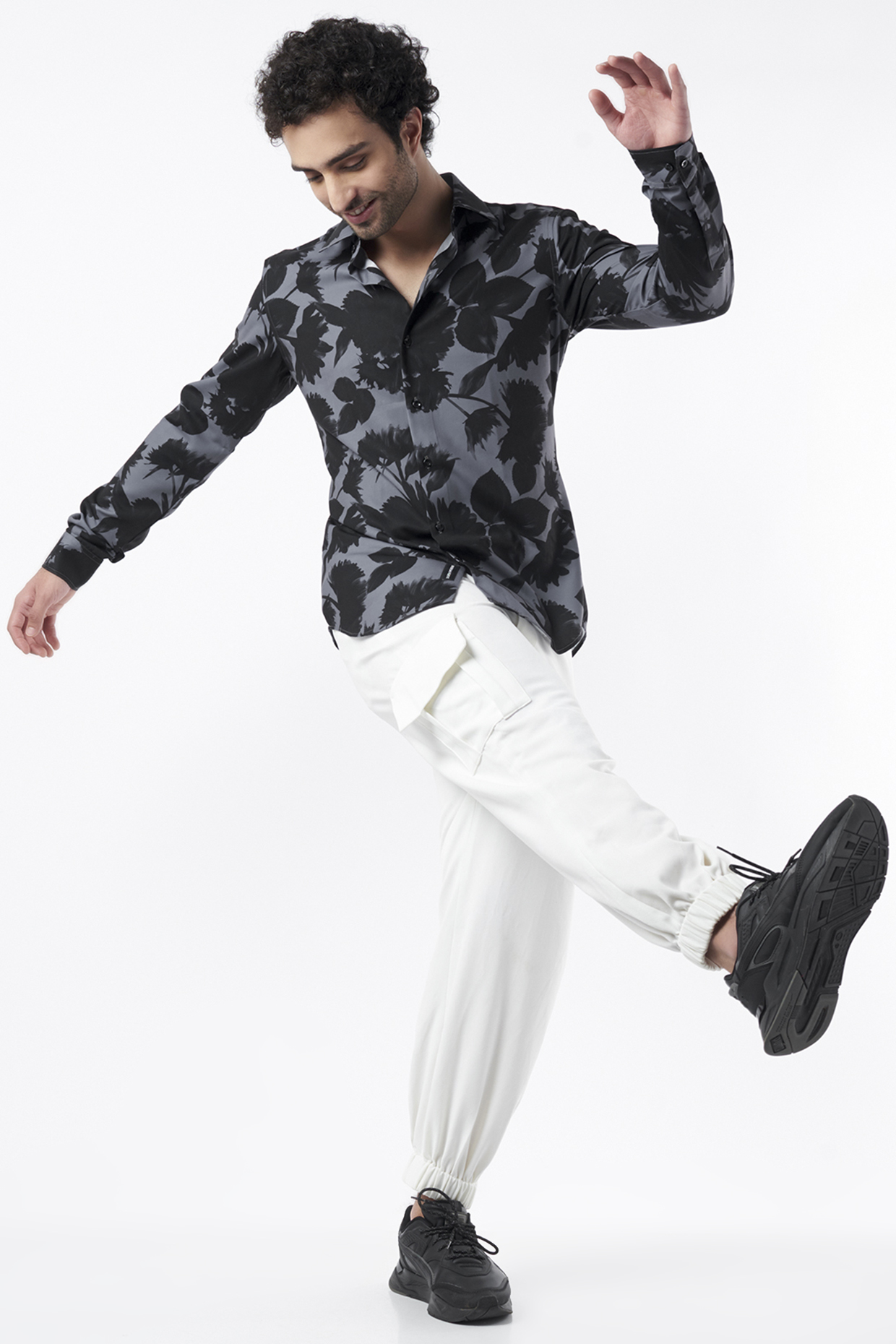 White Volvo Pant Set by Krish Sanghvi at Pernia's Pop Up Shop