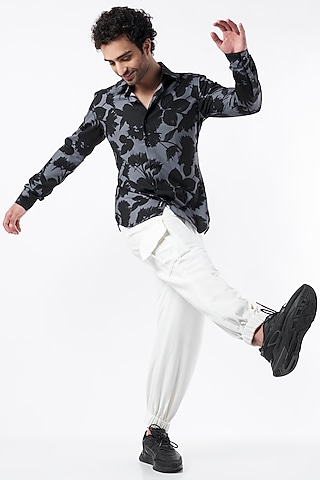 White Volvo Pant Set by Krish Sanghvi