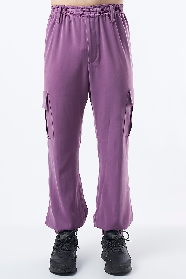Purple Volvo Pant Set by Krish Sanghvi at Pernia's Pop Up Shop