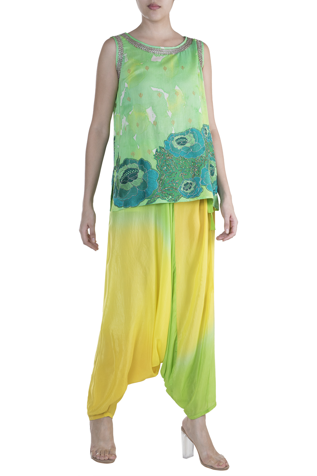 dhoti pants with tops online